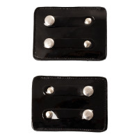 Wedstrijdnummerschilder met 4 cijfers 12x8 cm Equestro met strass-steentjes Zwart Wedstrijdnummerschilder met 4 cijfers 12x8 cm Equestro met strass-steentjes Zwart