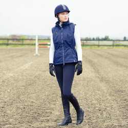 Culotte Horze Grand Prix à fond silicone femme Bleu foncé