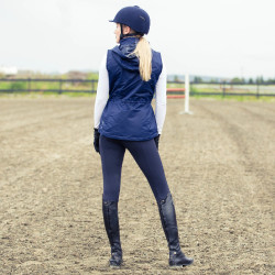 Culotte Horze Grand Prix à fond silicone femme Bleu foncé