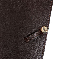 Selle de saut Roma arçon en bois cuir martelé Acavallo Marron foncé