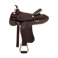 Zadel voor team roping Denver Bruin Zadel voor team roping Denver Bruin