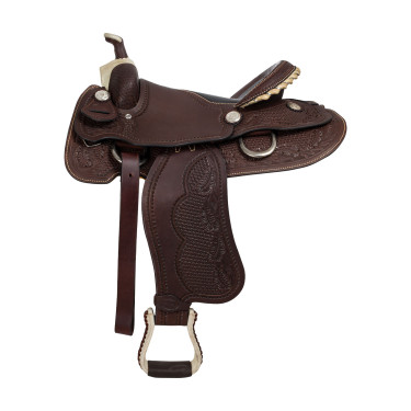 Zadel voor team roping Denver Bruin