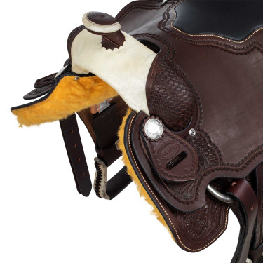 Zadel voor team roping Denver Bruin