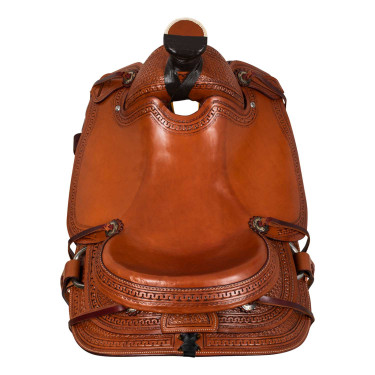 Selle western Wade avec embossage panier McBryan Selle western Wade avec embossage panier McBryan