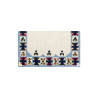 Tapis de présentation Pool's en laine 38x34 entièrement fait main RN4 - LTA Multi-couleurs