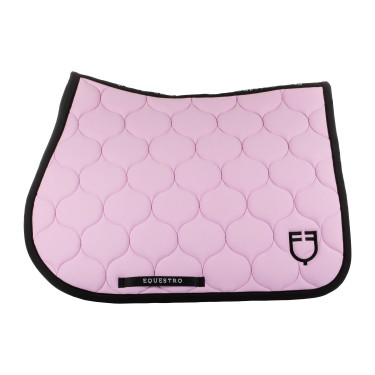 Gevoerde springmat van technisch textiel Equestro Orchideeënboeket Roze