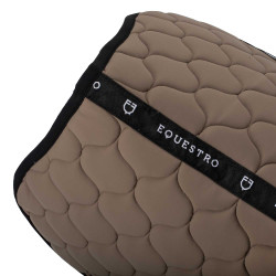 Gevoerde springmat van technisch textiel Equestro Walnoot Bruin