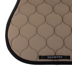 Gevoerde springmat van technisch textiel Equestro Walnoot Bruin