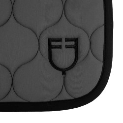 Tapis de saut en tissu technique matelassé Equestro Asphalt Gris Tapis de saut en tissu technique matelassé Equestro Asphalt Gris
