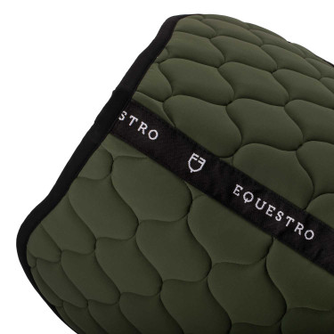 Gevoerde springmat van technisch textiel Equestro Sporttas Groen