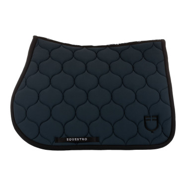 Gevoerde springmat van technisch textiel Equestro Marineblazer Marineblauw