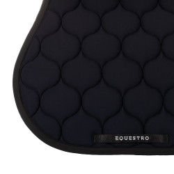 Tapis de saut en tissu technique matelassé Equestro Noir Tapis de saut en tissu technique matelassé Equestro Noir