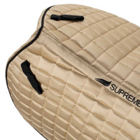 Tapis de selle de saut en satin Supreme Beige