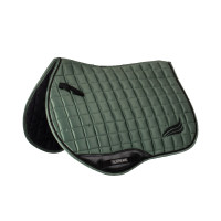 Tapis de selle de saut en satin Supreme Vert chasseur
