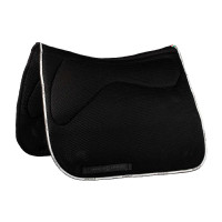 Zadeldek DS CW-3DS van traagschuim en 3D-spacer Acavallo Zwart