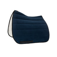 Tapis de selle DS CW-CS matelassé louvre et bambou Acavallo Bleu