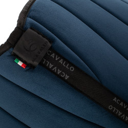 Zadeldek DS CW-CS gewatteerd louvre en bamboe Acavallo Blauw Zadeldek DS CW-CS gewatteerd louvre en bamboe Acavallo Blauw