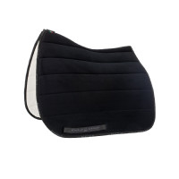 Zadeldek DS CW-CS gewatteerd louvre en bamboe Acavallo Zwart