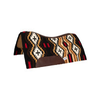 Tapis de selle en feutre de laine de Nouvelle-Zélande 34x36 cm Pool's Marron / beige Tapis de selle en feutre de laine de Nouvelle-Zélande 34x36 cm Pool's Marron / beige