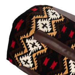 Tapis de selle en feutre de laine de Nouvelle-Zélande 34x36 cm Pool's Marron / beige Tapis de selle en feutre de laine de Nouvelle-Zélande 34x36 cm Pool's Marron / beige
