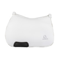 Zadeldoek JS CW-3DS louvre gevormd binnenkant van imitatie-wol Acavallo Wit Zadeldoek JS CW-3DS louvre gevormd binnenkant van imitatie-wol Acavallo Wit