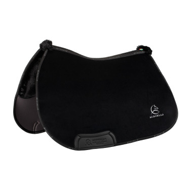 Tapis de selle JS CW-3DS louvre en forme intérieur en fausse laine Acavallo