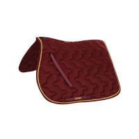 Tapis de selle poney Derby Bordeaux / or / bordeaux