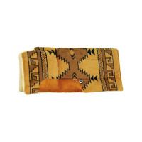 Western zadeldek van fleece met geïntegreerde vulling Burioni Beige / bruin