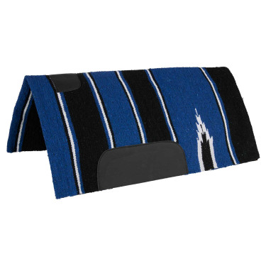 Navajo-deken met leren patch Navajo-deken met leren patch