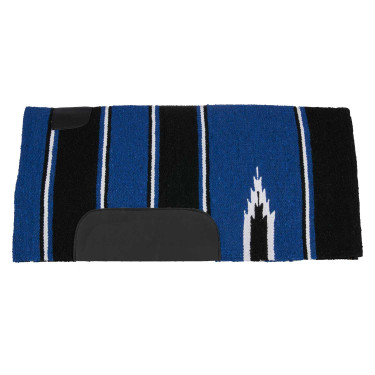 Navajo-deken met leren patch Navajo-deken met leren patch