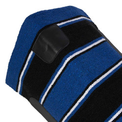 Navajo-deken met leren patch Navajo-deken met leren patch