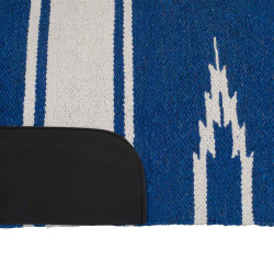 Tapis Navajo avec patch en cuir LTF Motifs