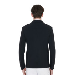 Veste de concours Equestro anatomique homme quatre boutons Noir