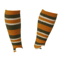 Sokken LeMieux Sabrina Stripe Fluffies Abrikoos Oranje