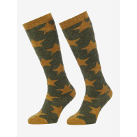 LeMieux Fluffies Sasha Star Sokken Atlantisch blauw LeMieux Fluffies Sasha Star Sokken Atlantisch blauw