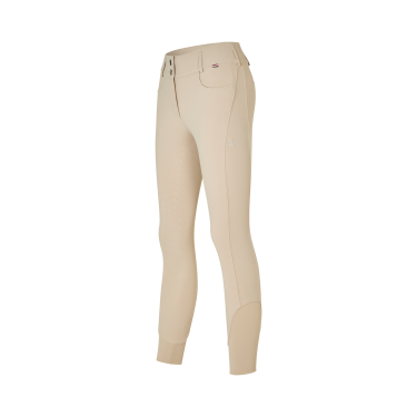 Broek met volledig zitvlak rechte snit dames Kingsland KLKira H-Shape Beige klinker