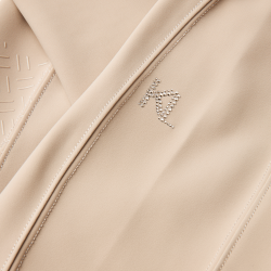 Broek met volledig zitvlak rechte snit dames Kingsland KLKira H-Shape Beige klinker