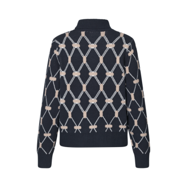 Gebreide trui Kingsland KLVy dames Marine Marineblauw