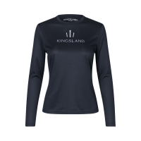 Tee-shirt d'entraînement femme Kingsland KLVidel Marine