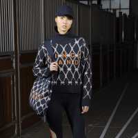 Gebreide draagtas Kingsland KLVy Marine Marineblauw Gebreide draagtas Kingsland KLVy Marine Marineblauw