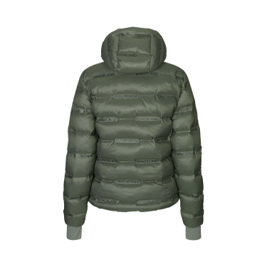 Geïsoleerde damesjas Kingsland KLValdine Groene kevers