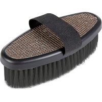 Brosse douce HKM avec strass Or rose Noir Brosse douce HKM avec strass Or rose Noir