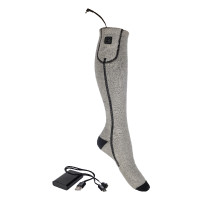 Verwarmde sokken HKM Keep Warm Style Gris / noir
