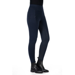 Leggings HKM Cosy II Style Vollbesatz 1/1 aus Silikon Donkerblauw Leggings HKM Cosy II Style Vollbesatz 1/1 aus Silikon Donkerblauw