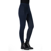 Legging HKM Cosy II Style fond 1/1 en silicone Bleu foncé Legging HKM Cosy II Style fond 1/1 en silicone Bleu foncé