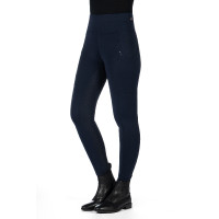 Leggings HKM Cosy II Style Vollbesatz 1/1 aus Silikon Donkerrood