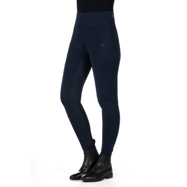 Leggings HKM Cosy II Style Vollbesatz 1/1 aus Silikon Donkerblauw Leggings HKM Cosy II Style Vollbesatz 1/1 aus Silikon Donkerblauw