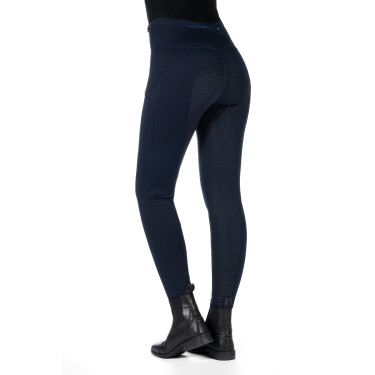 Leggings HKM Cosy II Style Vollbesatz 1/1 aus Silikon Donkerblauw Leggings HKM Cosy II Style Vollbesatz 1/1 aus Silikon Donkerblauw