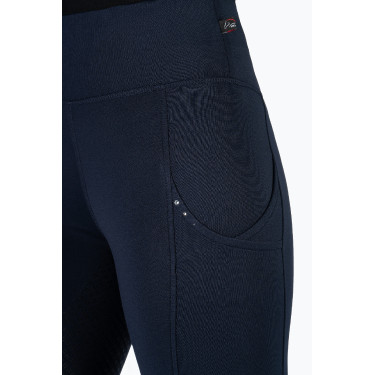 Leggings HKM Cosy II Style Vollbesatz 1/1 aus Silikon Donkerblauw Leggings HKM Cosy II Style Vollbesatz 1/1 aus Silikon Donkerblauw