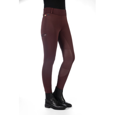Legging Lauria Garrelli Livigno fond 1/1 en silicone Bordeaux